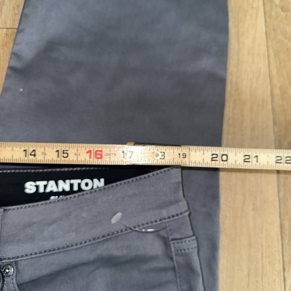 DKNY Mens Size 38x30 Stanton Slim Fit Ultimate Stretch Gray 5 Pockets Pants NEW - Picture 9 of 12